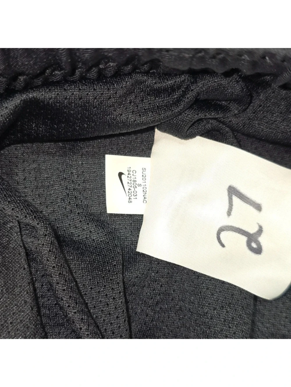 VTG Nike Tear Away Track Pants Grey Orange Swoosh Snap Button Baggy Y2K S